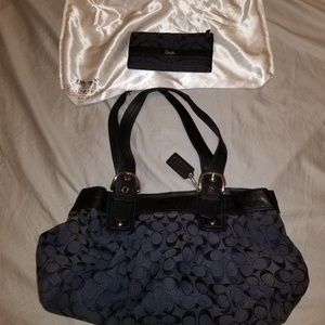 Coach purse with matching wallet